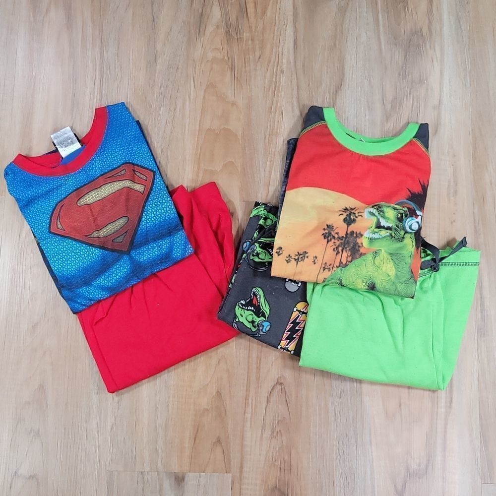 🧡Steve 2 Sets of Pajamas Youth Medium